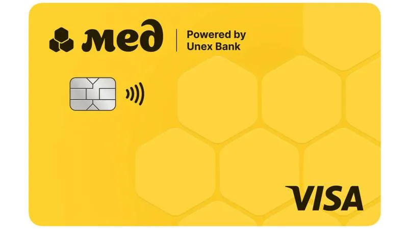 Банківська картка Med (Мед) від Unex Bank